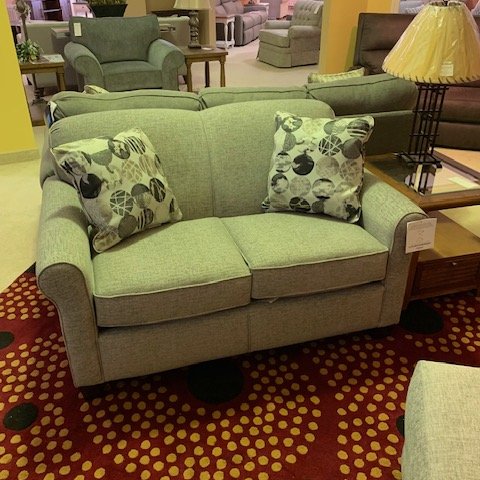 In-stock loveseat offered at Rufeners Furniture in Rittman, OH