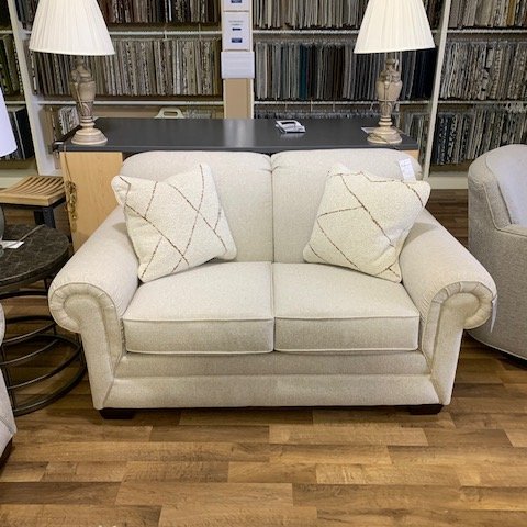 In-stock loveseat offered at Rufeners Furniture in Rittman, OH