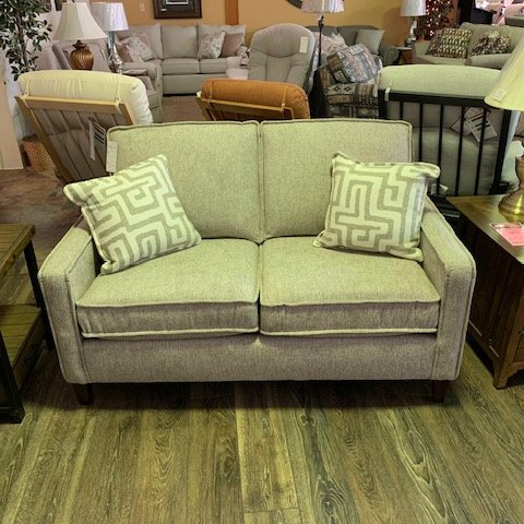 In-stock loveseat offered at Rufeners Furniture in Rittman, OH