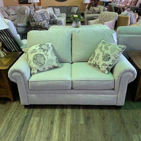 In-stock loveseat offered at Rufeners Furniture in Rittman, OH